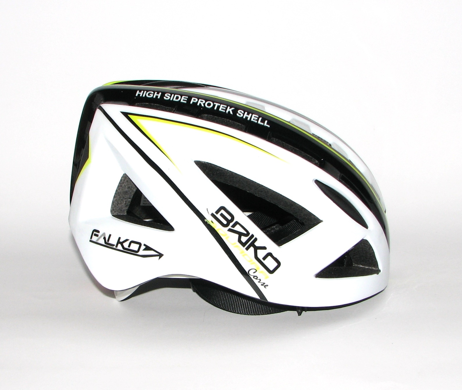 Велошлем Briko Falko White-Blk-Yell M Велошлем Briko Falko White-Blk-Yell M